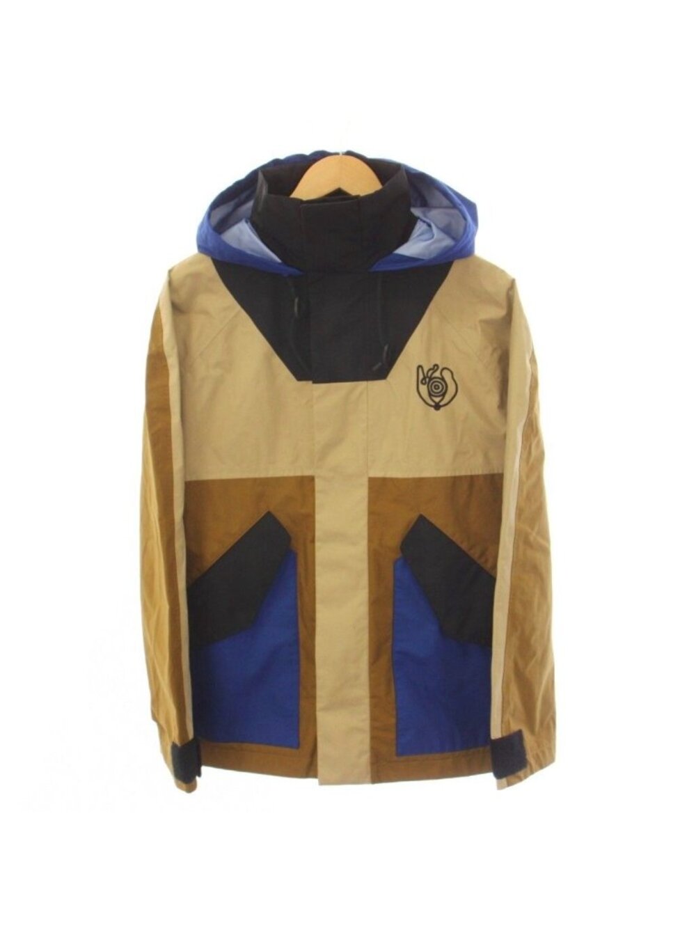 Loewe Eye Nature Mountain Hoodie Brown Blue XS
